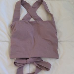 Mauve Crop Top